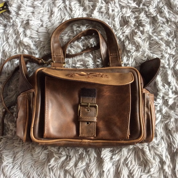 🔥$5 SALE! ! crossbody purse lotsa pockets leather look - Picture 3 of 8